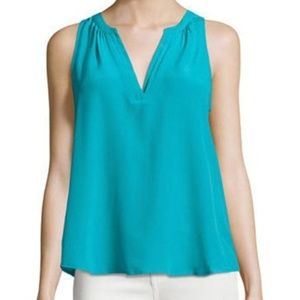 NWT Joie Fifi Sleeveless Silk Top Peacock